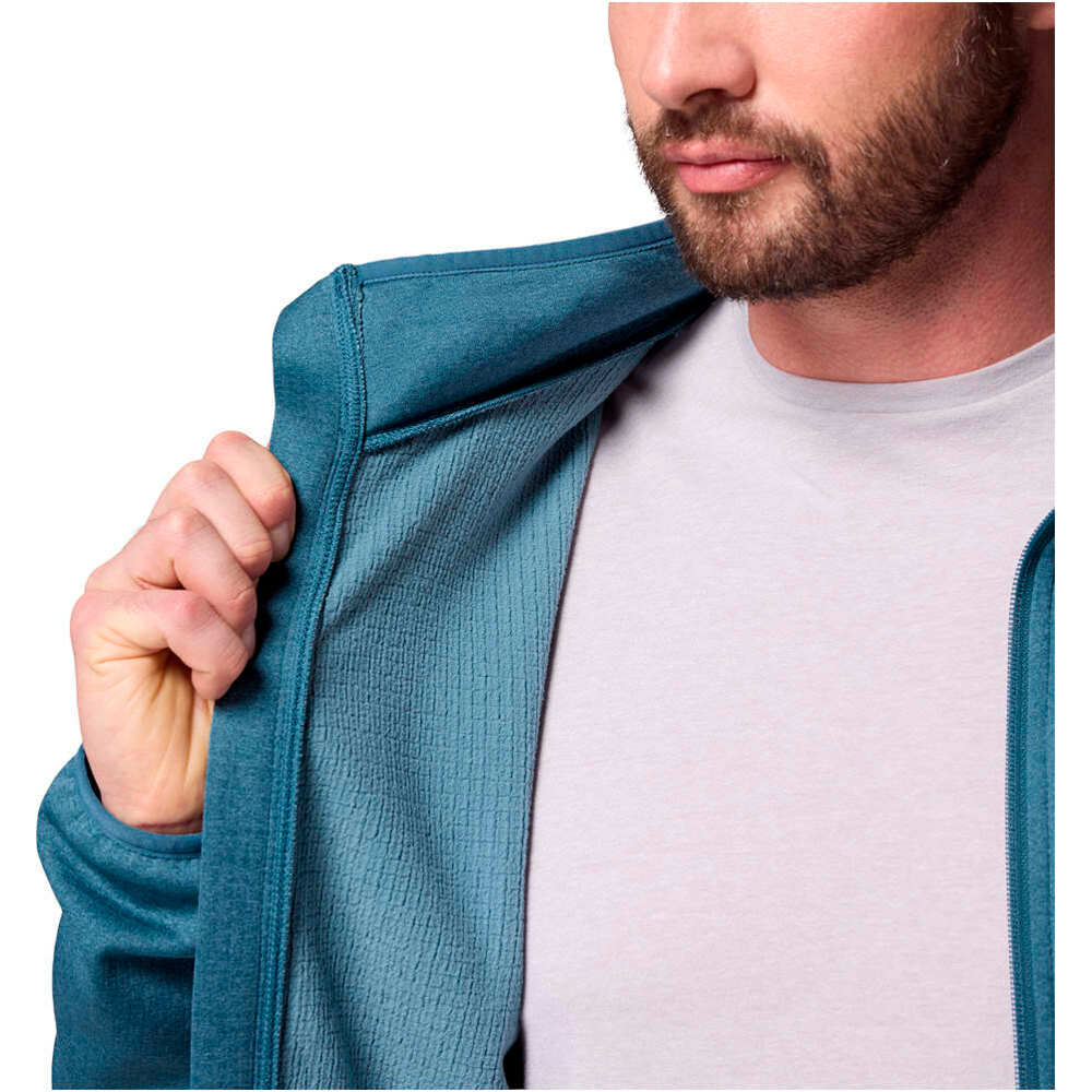 Columbia chaqueta softshell hombre Essential Hike  Grid Fleece Full Zip 05