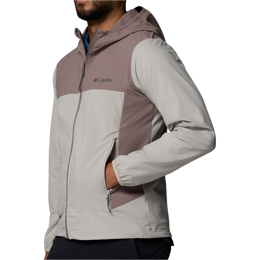Columbia chaqueta softshell hombre Heather Canyon II Hooded Jacket vista detalle