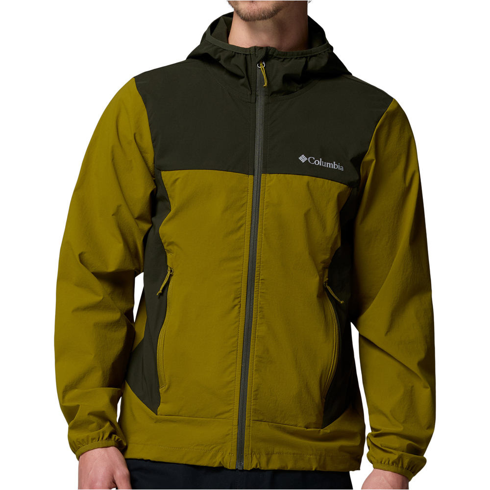 Columbia chaqueta softshell hombre Heather Canyon II Hooded Jacket vista frontal