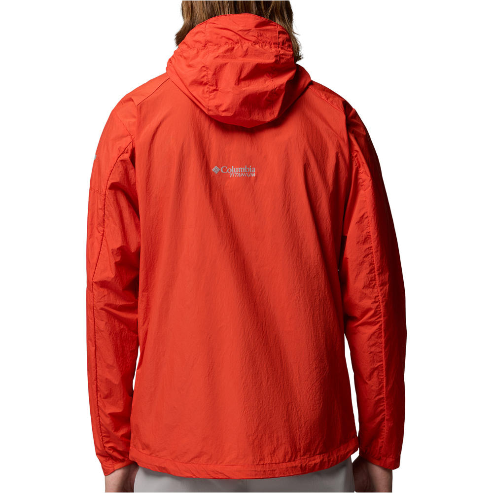 Columbia chaqueta softshell hombre Loop Trail II Windbreaker vista trasera
