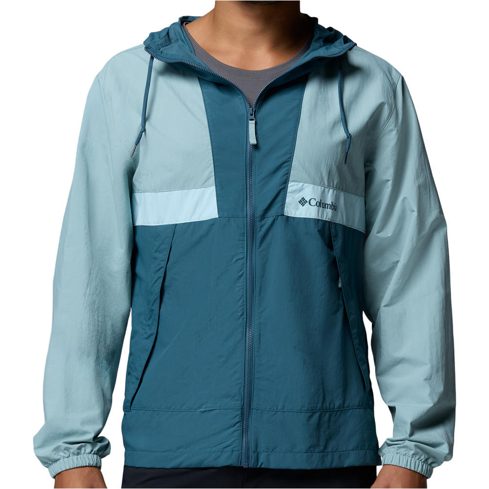 Columbia chaqueta softshell hombre Spire Valley Hooded Windbreaker vista frontal