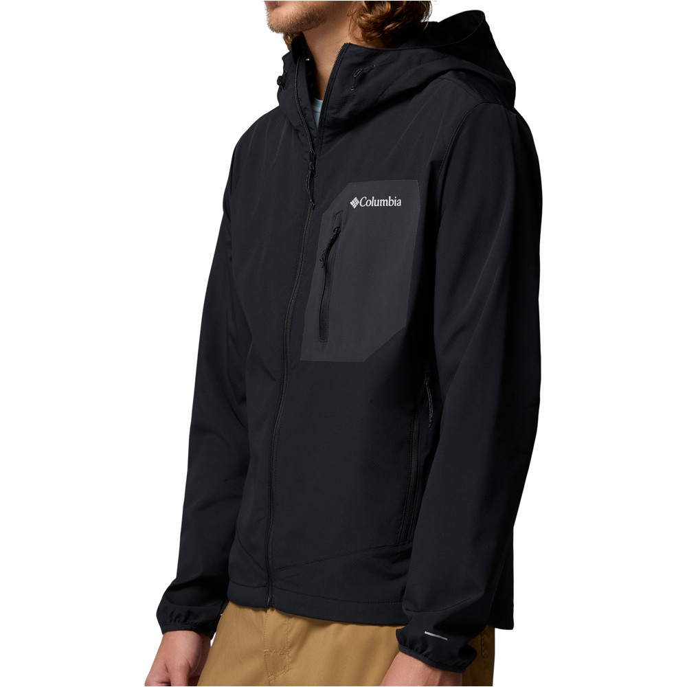 Columbia chaqueta softshell hombre Tall Heights III Hooded Softshell vista detalle