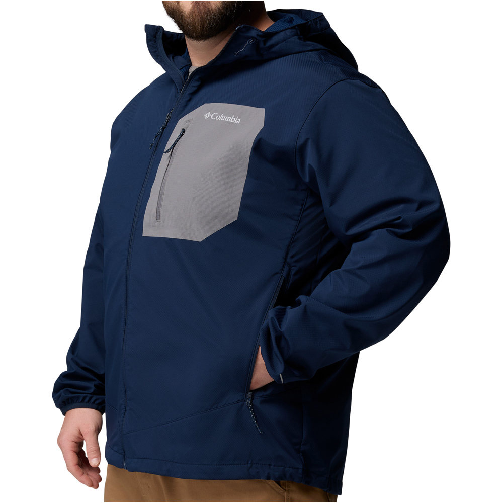 Columbia chaqueta softshell hombre Tall Heights III Hooded Softshell vista detalle