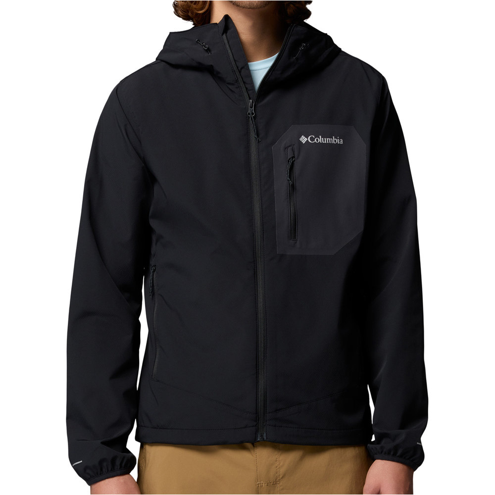 Columbia chaqueta softshell hombre Tall Heights III Hooded Softshell vista frontal