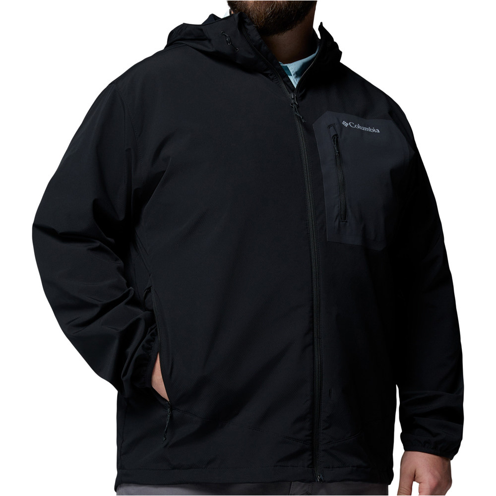 Columbia chaqueta softshell hombre Tall Heights III Hooded Softshell vista frontal