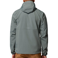 Columbia chaqueta softshell hombre Tall Heights III Hooded Softshell vista trasera