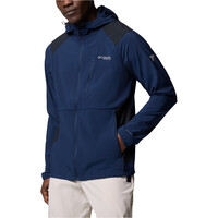 Columbia chaqueta softshell hombre Triple Canyon Hooded Jacket vista detalle
