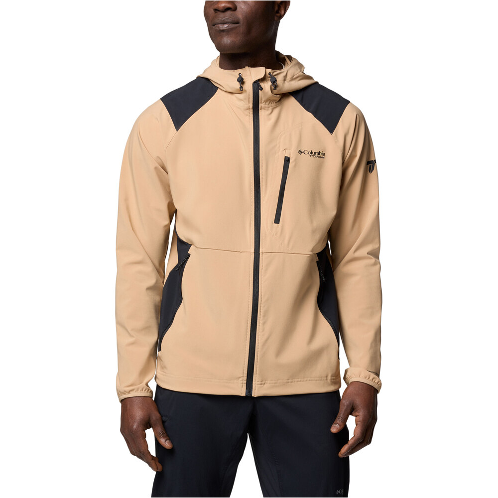 Columbia chaqueta softshell hombre Triple Canyon Hooded Jacket vista frontal