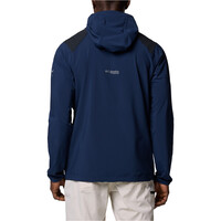Columbia chaqueta softshell hombre Triple Canyon Hooded Jacket vista trasera