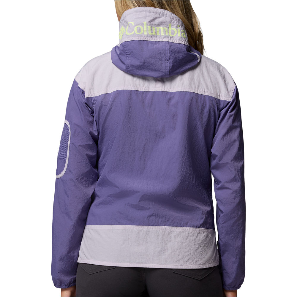Columbia chaqueta softshell mujer Challenger II Windbreaker vista trasera