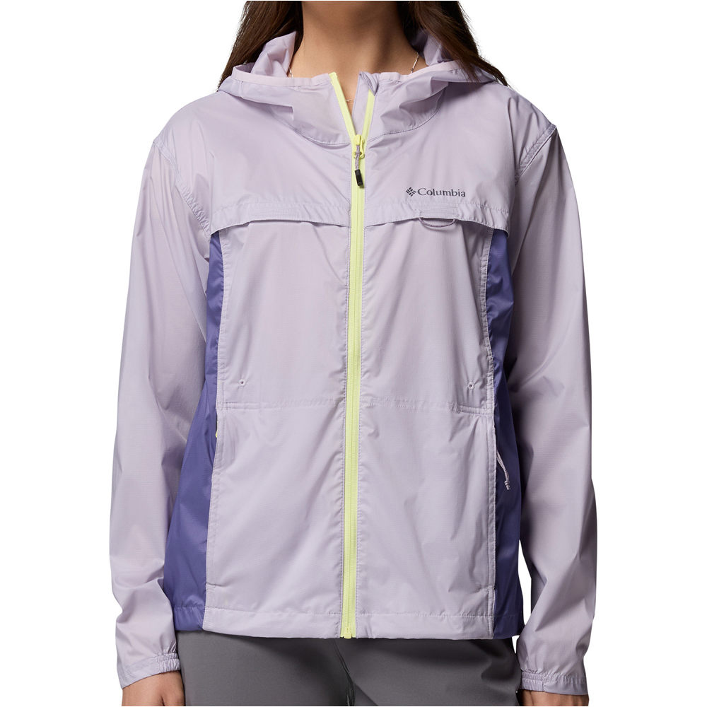 Columbia chaqueta softshell mujer Crested Canyon Windbreaker vista frontal