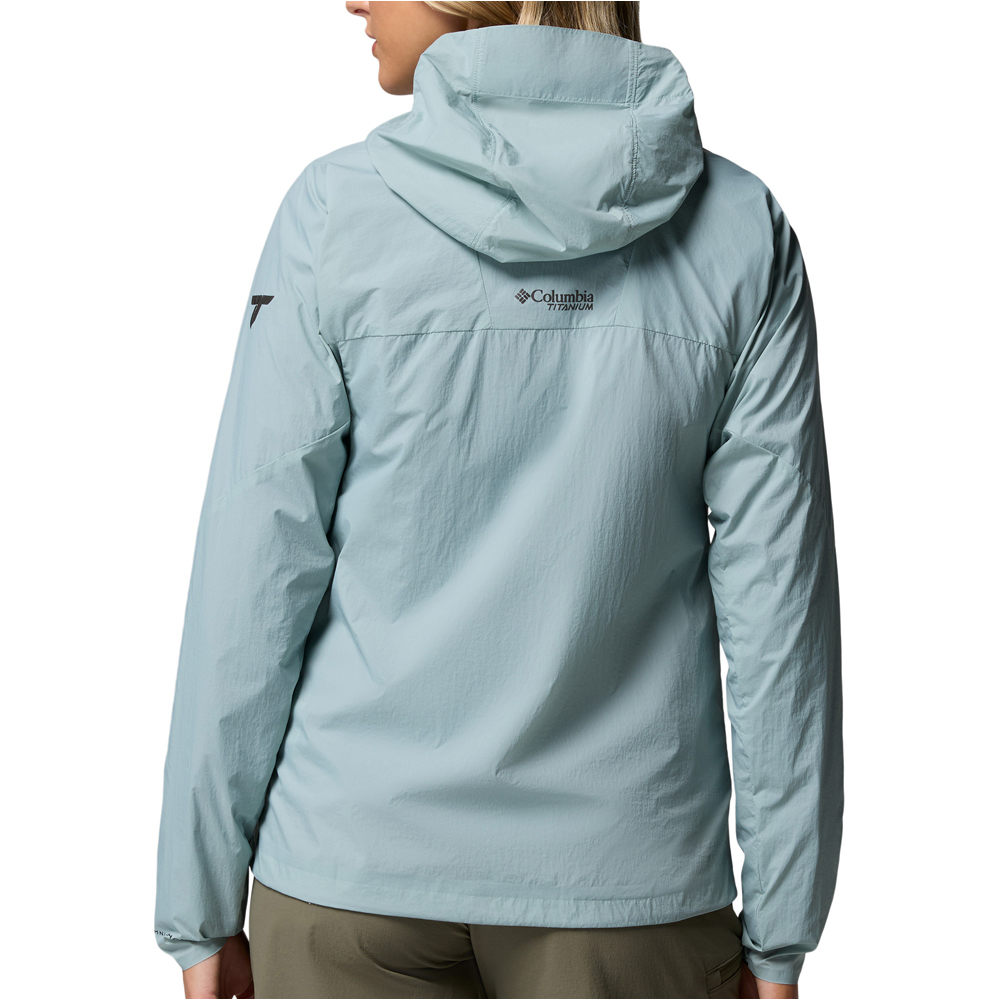 Columbia chaqueta softshell mujer Khyex Pro Wind Jacket vista trasera