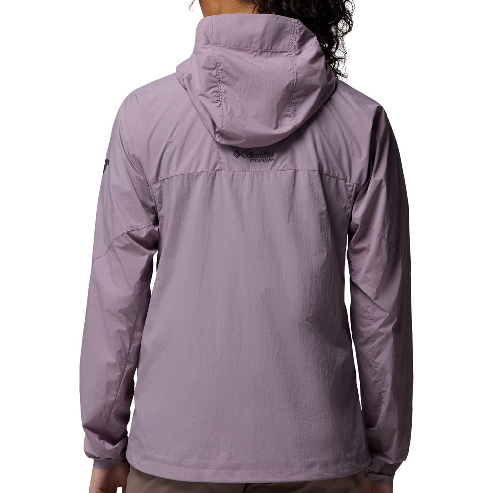 Columbia chaqueta softshell mujer Khyex Pro Wind Jacket vista trasera