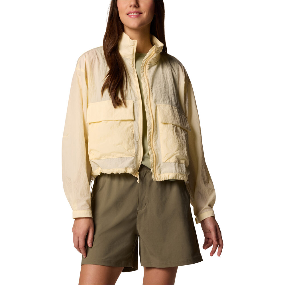 Columbia chaqueta softshell mujer Paracutie Cropped Cargo Windbreaker 03