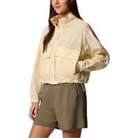 Columbia chaqueta softshell mujer Paracutie Cropped Cargo Windbreaker vista detalle