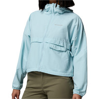 Columbia chaqueta softshell mujer Spire Valley Cropped Windbreaker vista detalle