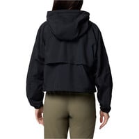 Columbia chaqueta softshell mujer Spire Valley Cropped Windbreaker vista trasera