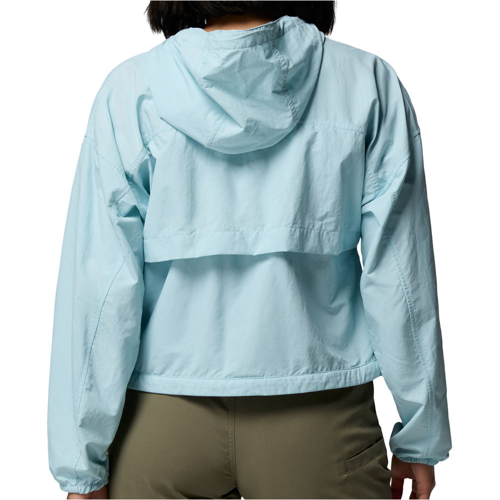 Columbia chaqueta softshell mujer Spire Valley Cropped Windbreaker vista trasera