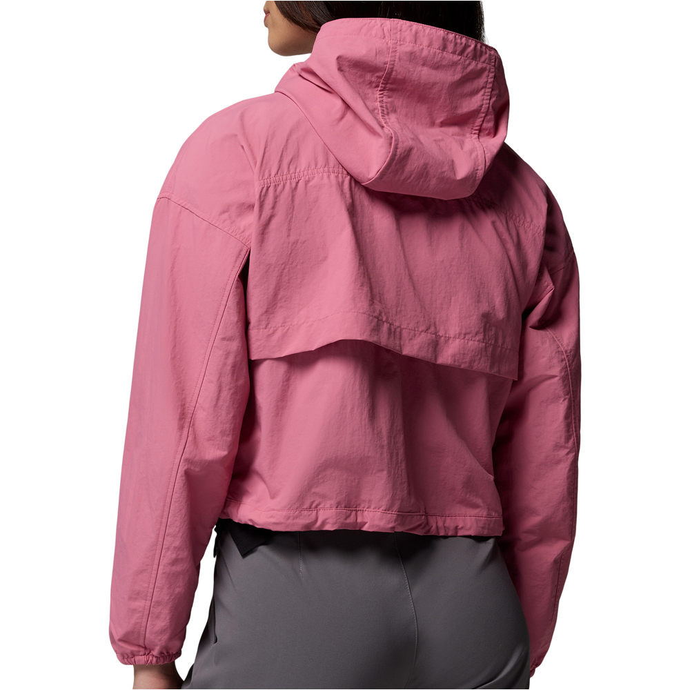 Columbia chaqueta softshell mujer Spire Valley Cropped Windbreaker vista trasera