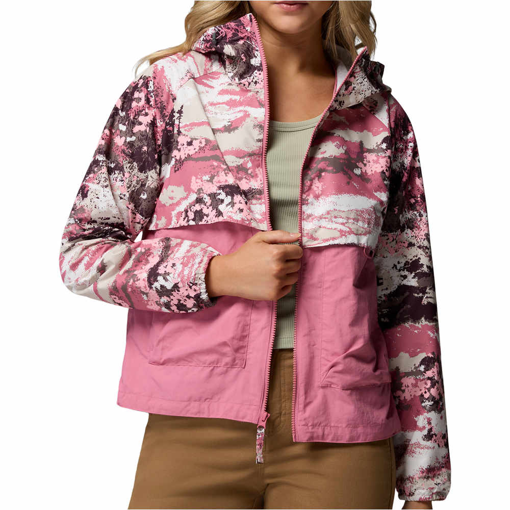 Columbia chaqueta softshell mujer Spire Valley Printed Windbreaker 03
