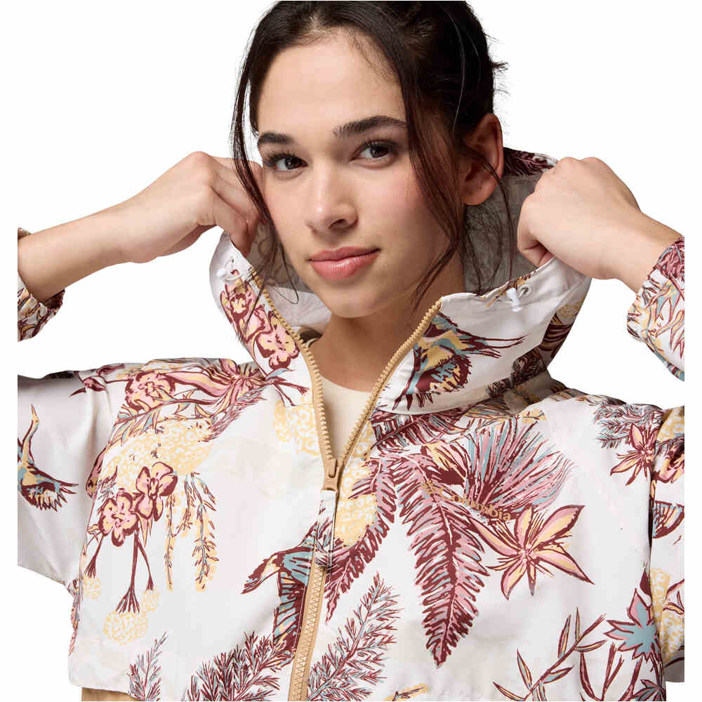Columbia chaqueta softshell mujer Spire Valley Printed Windbreaker 05