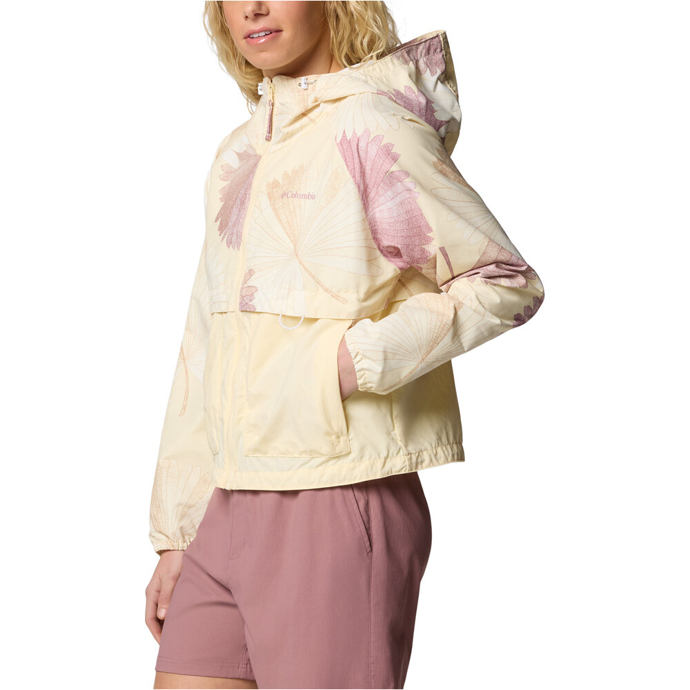 Columbia chaqueta softshell mujer Spire Valley Printed Windbreaker vista detalle