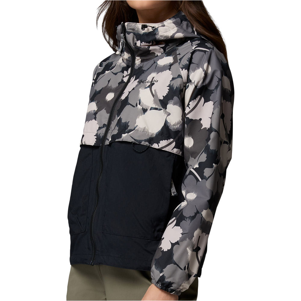 Columbia chaqueta softshell mujer Spire Valley Printed Windbreaker vista detalle