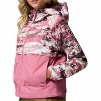 Columbia chaqueta softshell mujer Spire Valley Printed Windbreaker vista detalle
