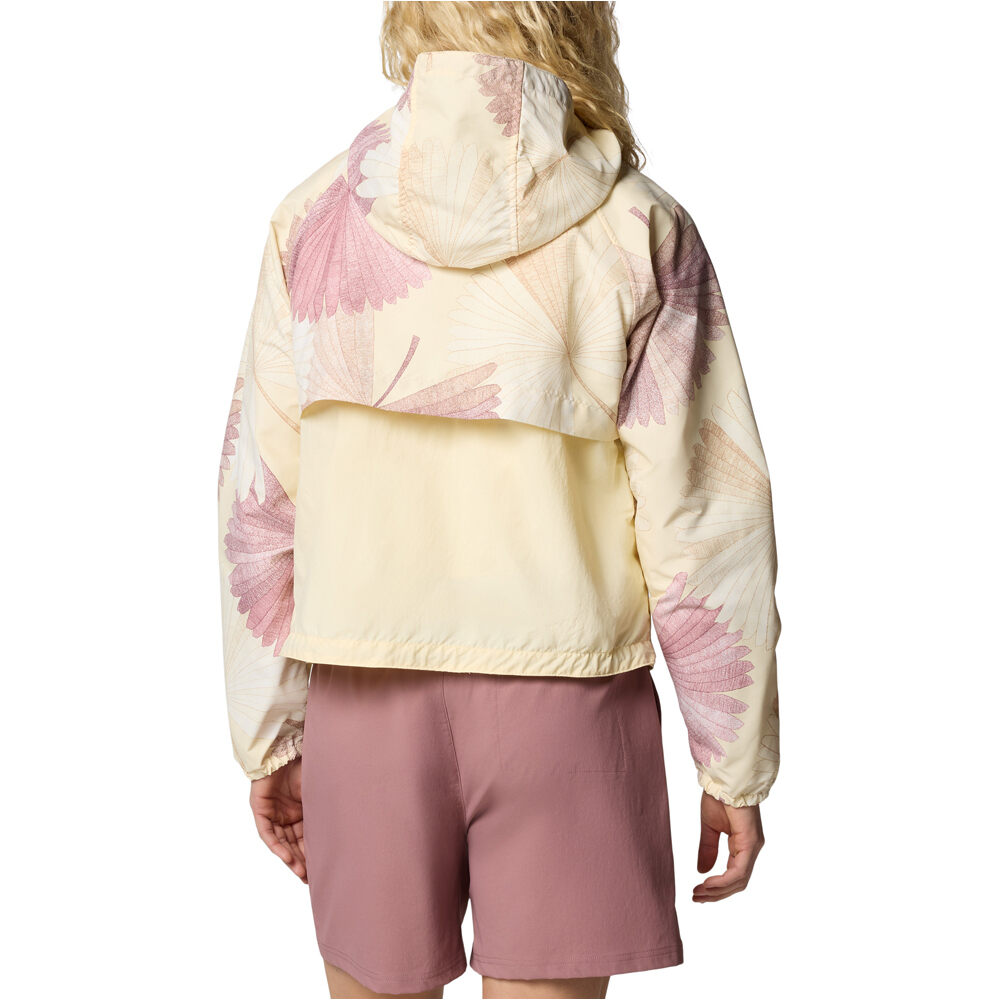 Columbia chaqueta softshell mujer Spire Valley Printed Windbreaker vista trasera