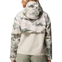 Columbia chaqueta softshell mujer Spire Valley Printed Windbreaker vista trasera