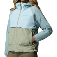 Columbia chaqueta softshell mujer Spire Valley Windbreaker vista detalle