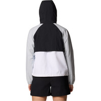 Columbia chaqueta softshell mujer Spire Valley Windbreaker vista trasera