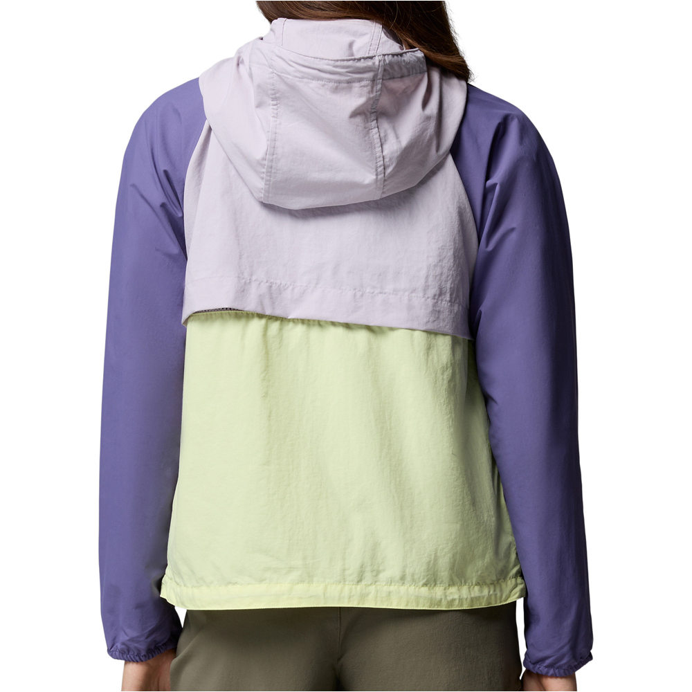 Columbia chaqueta softshell mujer Spire Valley Windbreaker vista trasera
