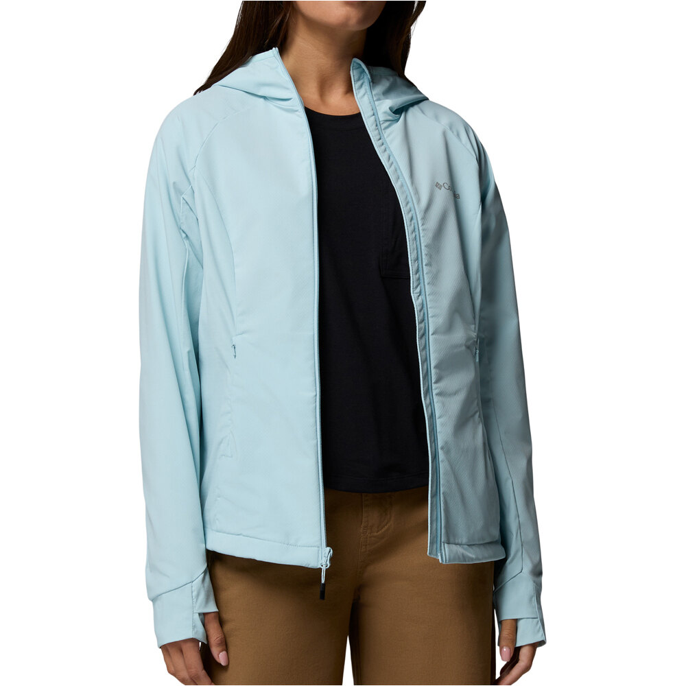 Columbia chaqueta softshell mujer Sweet As  III Hooded Softshell vista detalle