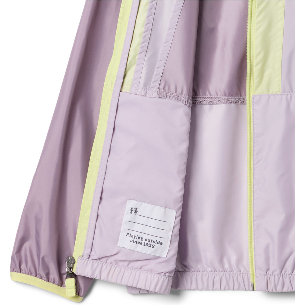 Columbia chaqueta softshell niño Back Bowl II Hooded Windbreaker vista detalle