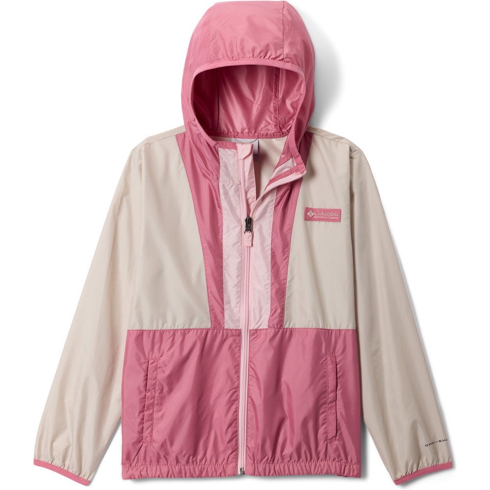 Columbia chaqueta softshell niño Back Bowl II Hooded Windbreaker vista frontal