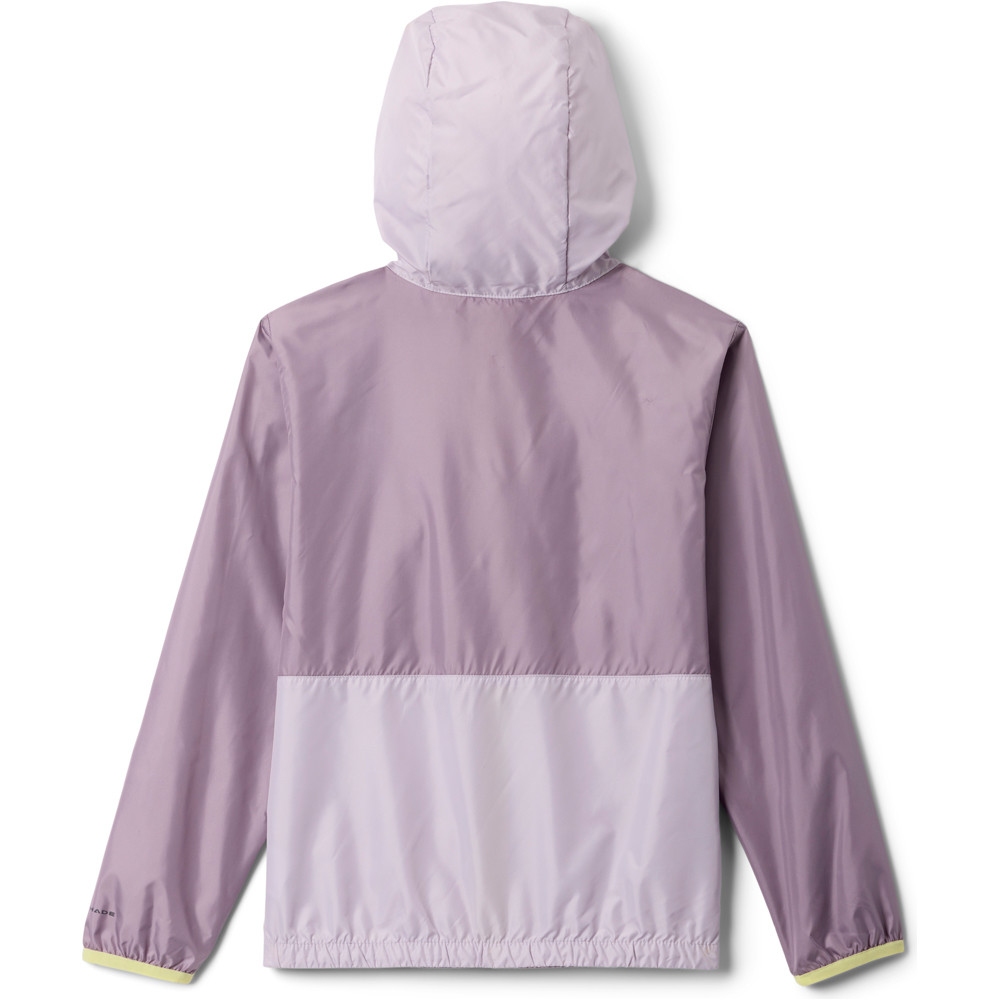 Columbia chaqueta softshell niño Back Bowl II Hooded Windbreaker vista trasera