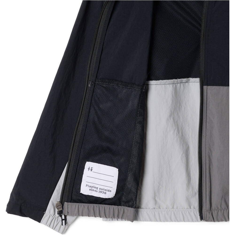 Columbia chaqueta softshell niño Tabor Trail Windbreaker vista detalle