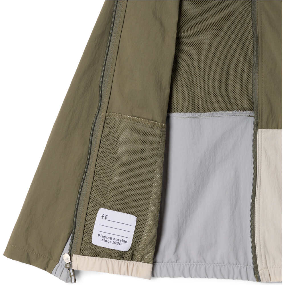 Columbia chaqueta softshell niño Tabor Trail Windbreaker vista detalle