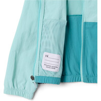 Columbia chaqueta softshell niño Tabor Trail Windbreaker vista detalle