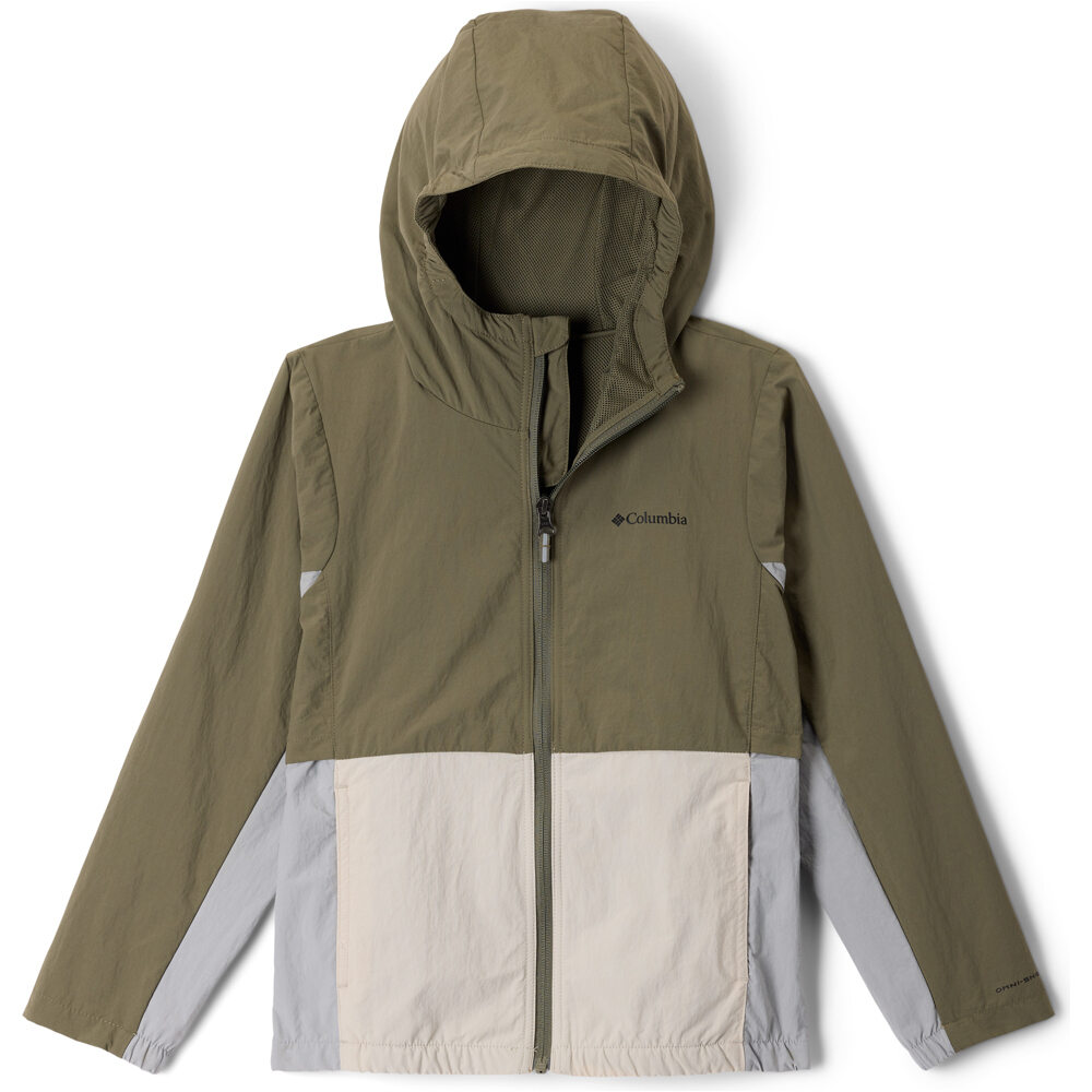 Columbia chaqueta softshell niño Tabor Trail Windbreaker vista frontal