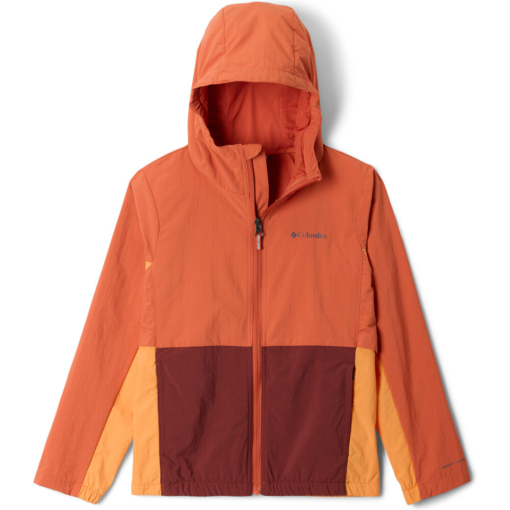 Columbia chaqueta softshell niño Tabor Trail Windbreaker vista frontal