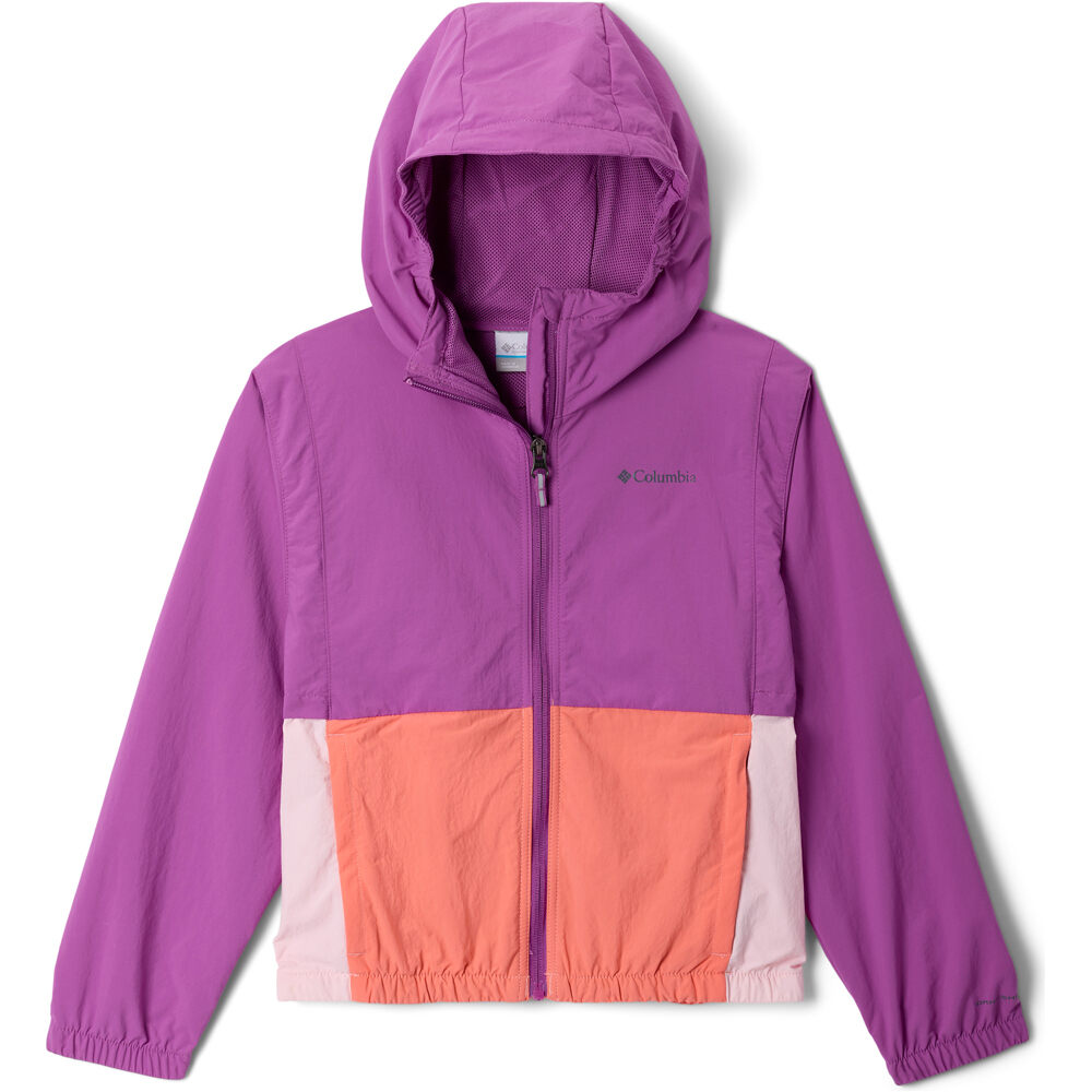 Columbia chaqueta softshell niño Tabor Trail Windbreaker vista frontal