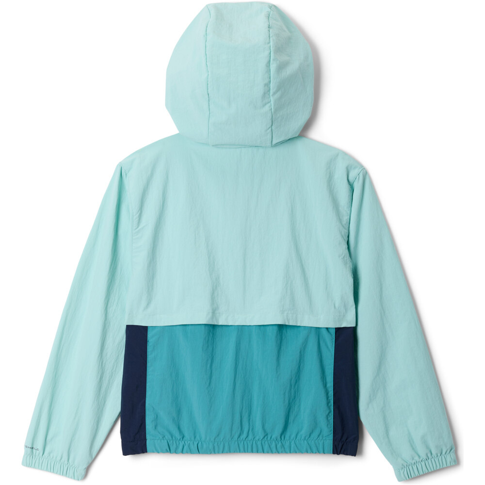 Columbia chaqueta softshell niño Tabor Trail Windbreaker vista trasera