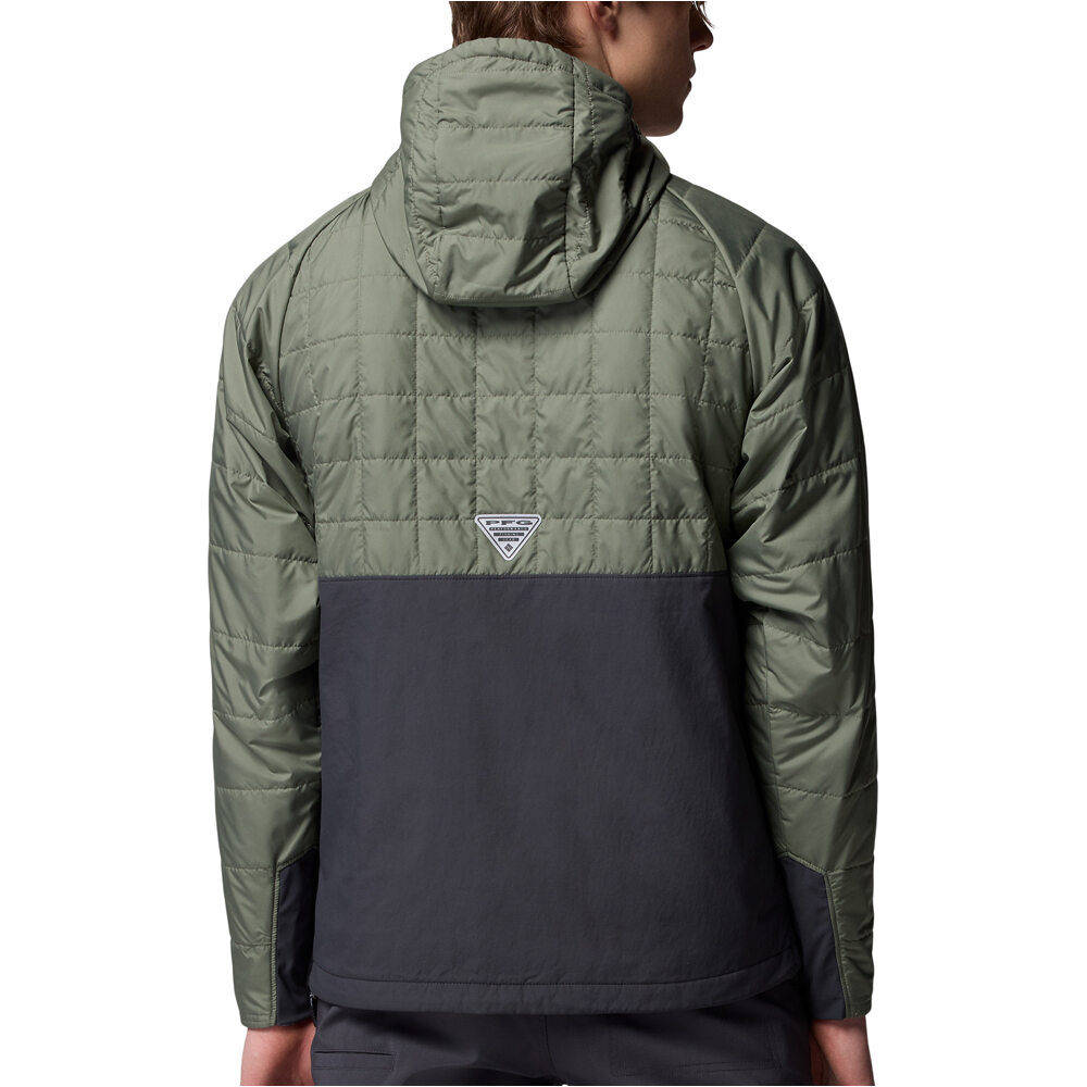 Columbia chaquetas hombre PFG Uncharted II Insulated Anorak vista trasera