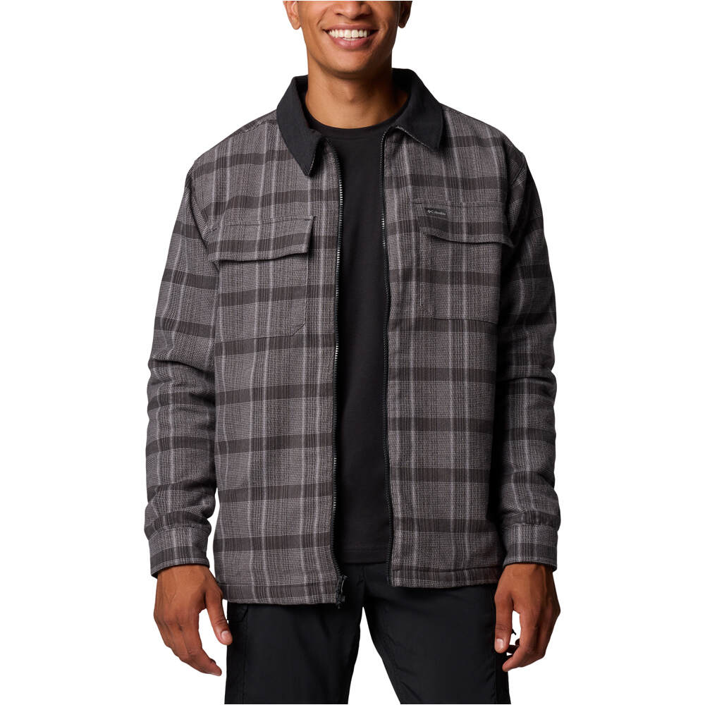 Columbia chaquetas hombre Pitchstone Heavyweight Shirt Jacket vista frontal