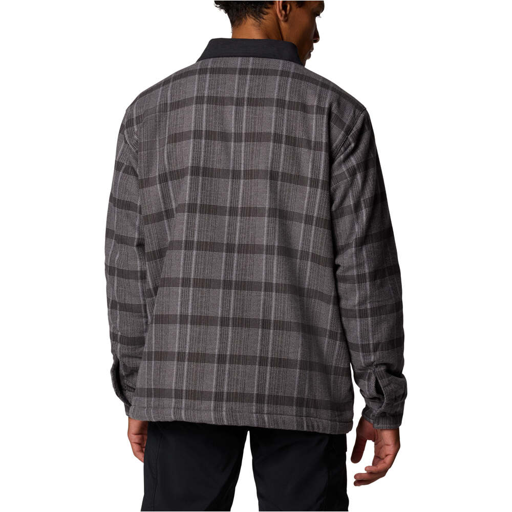 Columbia chaquetas hombre Pitchstone Heavyweight Shirt Jacket vista trasera