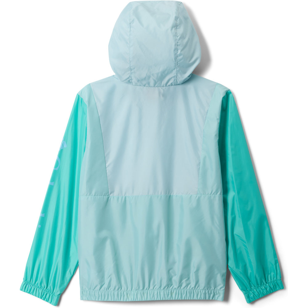 Columbia chubasquero impermeable niño Lily Basin II Jacket vista trasera