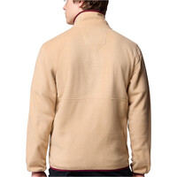 Columbia forro polar hombre Backbowl II Full Zip Fleece vista trasera