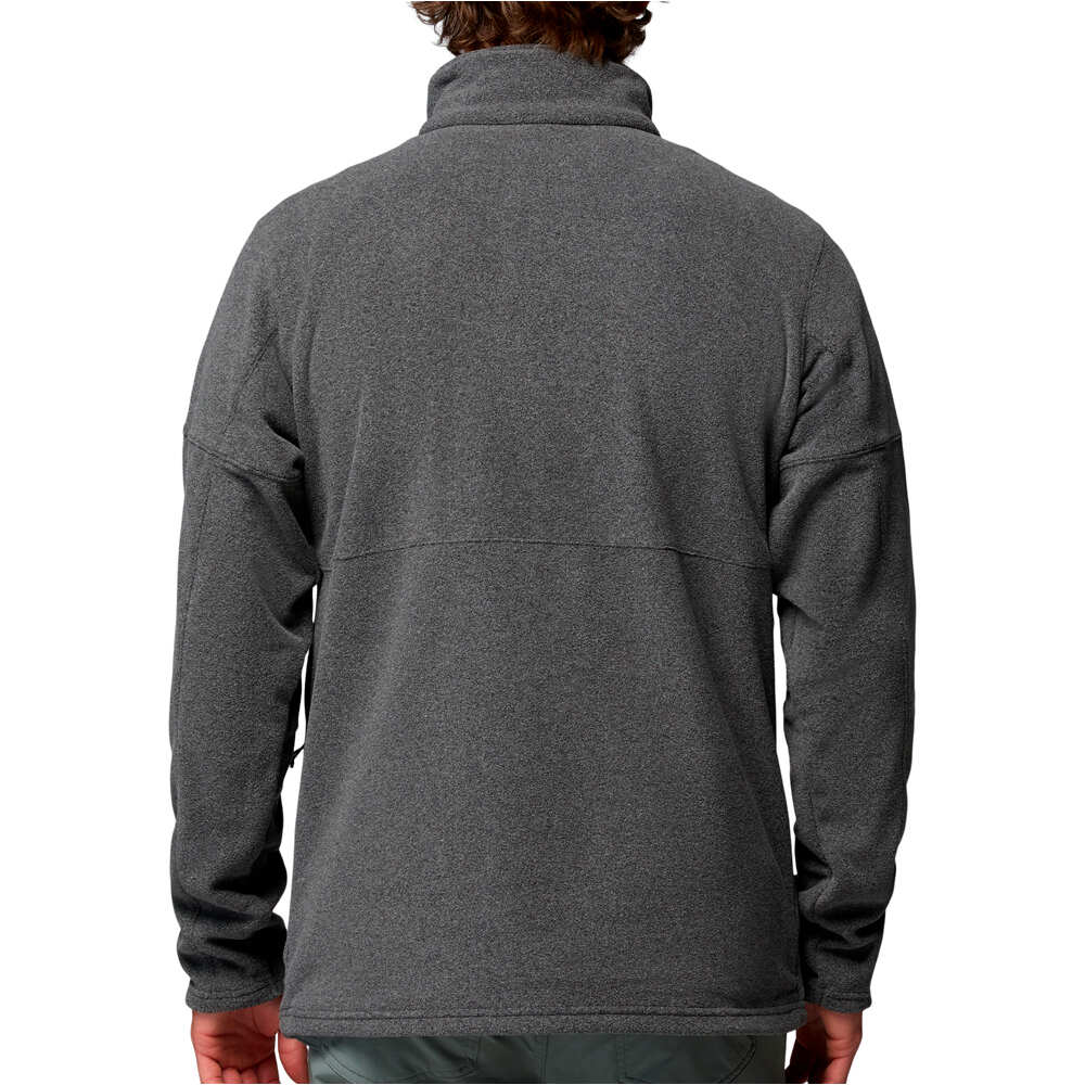 Columbia forro polar hombre Basin Trail II 1/2 Snap Fleece vista trasera